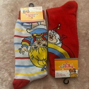 Rainbow Women's Red and Multicolor Socks